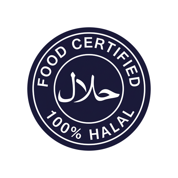 Food Certified, 100% Halal